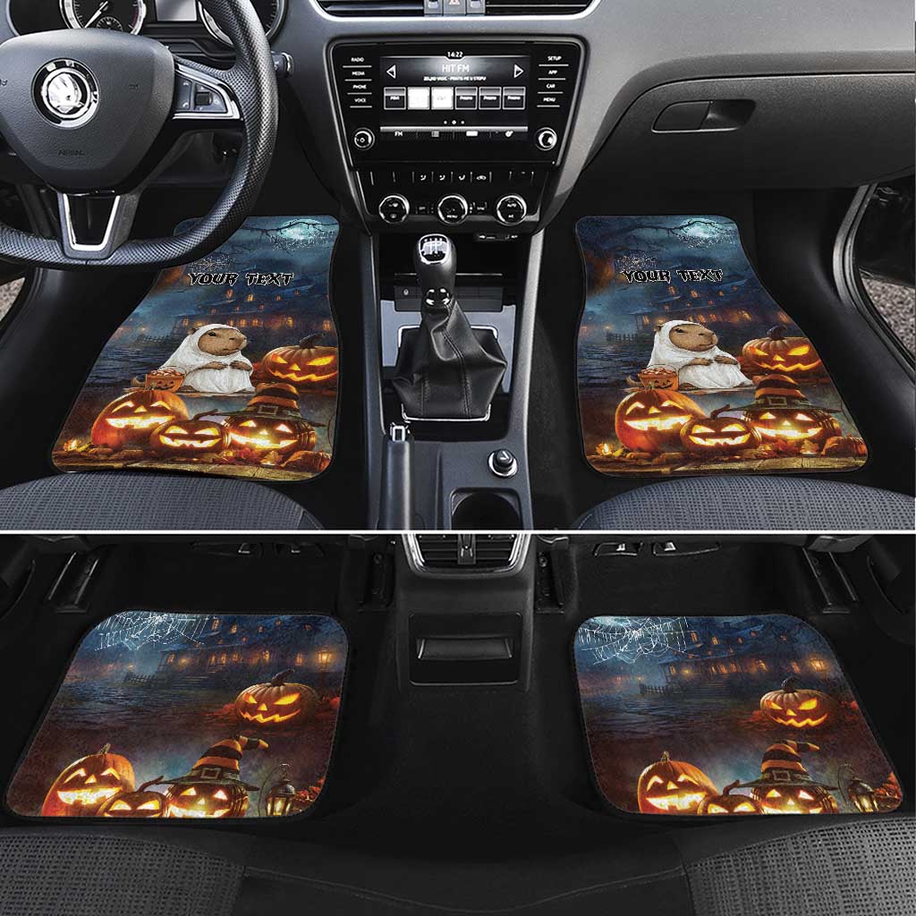 Capy-Boo-Ra Halloween Personalized Car Mats Capybara Funny Spooky Ghost LT9 - Wonder Print Shop