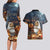 Capy-Boo-Ra Halloween Personalized Couples Matching Long Sleeve Bodycon Dress and Hawaiian Shirt Capybara Funny Spooky Ghost LT9 - Wonder Print Shop