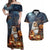 Capy-Boo-Ra Halloween Personalized Couples Matching Off Shoulder Maxi Dress and Hawaiian Shirt Capybara Funny Spooky Ghost LT9 - Wonder Print Shop
