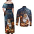 Capy-Boo-Ra Halloween Personalized Couples Matching Off Shoulder Maxi Dress and Long Sleeve Button Shirt Capybara Funny Spooky Ghost LT9 - Wonder Print Shop