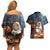 Capy-Boo-Ra Halloween Personalized Couples Matching Off Shoulder Short Dress and Hawaiian Shirt Capybara Funny Spooky Ghost LT9 - Wonder Print Shop