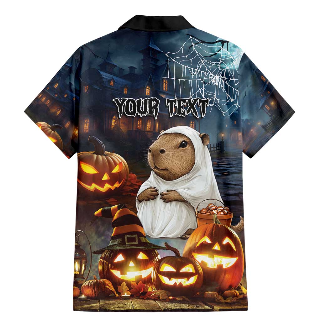 Capy-Boo-Ra Halloween Personalized Family Matching Mermaid Dress and Hawaiian Shirt Capybara Funny Spooky Ghost LT9 - Wonder Print Shop