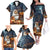 Capy-Boo-Ra Halloween Personalized Family Matching Off The Shoulder Long Sleeve Dress and Hawaiian Shirt Capybara Funny Spooky Ghost - Wonder Print Shop