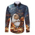 Capy-Boo-Ra Halloween Personalized Family Matching Off The Shoulder Long Sleeve Dress and Hawaiian Shirt Capybara Funny Spooky Ghost - Wonder Print Shop