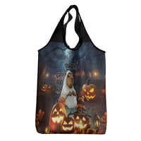 Capy-Boo-Ra Halloween Personalized Grocery Bag Capybara Funny Spooky Ghost