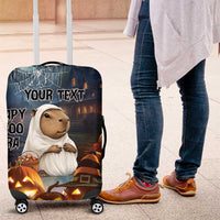 Capy-Boo-Ra Halloween Personalized Luggage Cover Capybara Funny Spooky Ghost - Wonder Print Shop