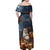 Capy-Boo-Ra Halloween Personalized Off Shoulder Maxi Dress Capybara Funny Spooky Ghost - Wonder Print Shop