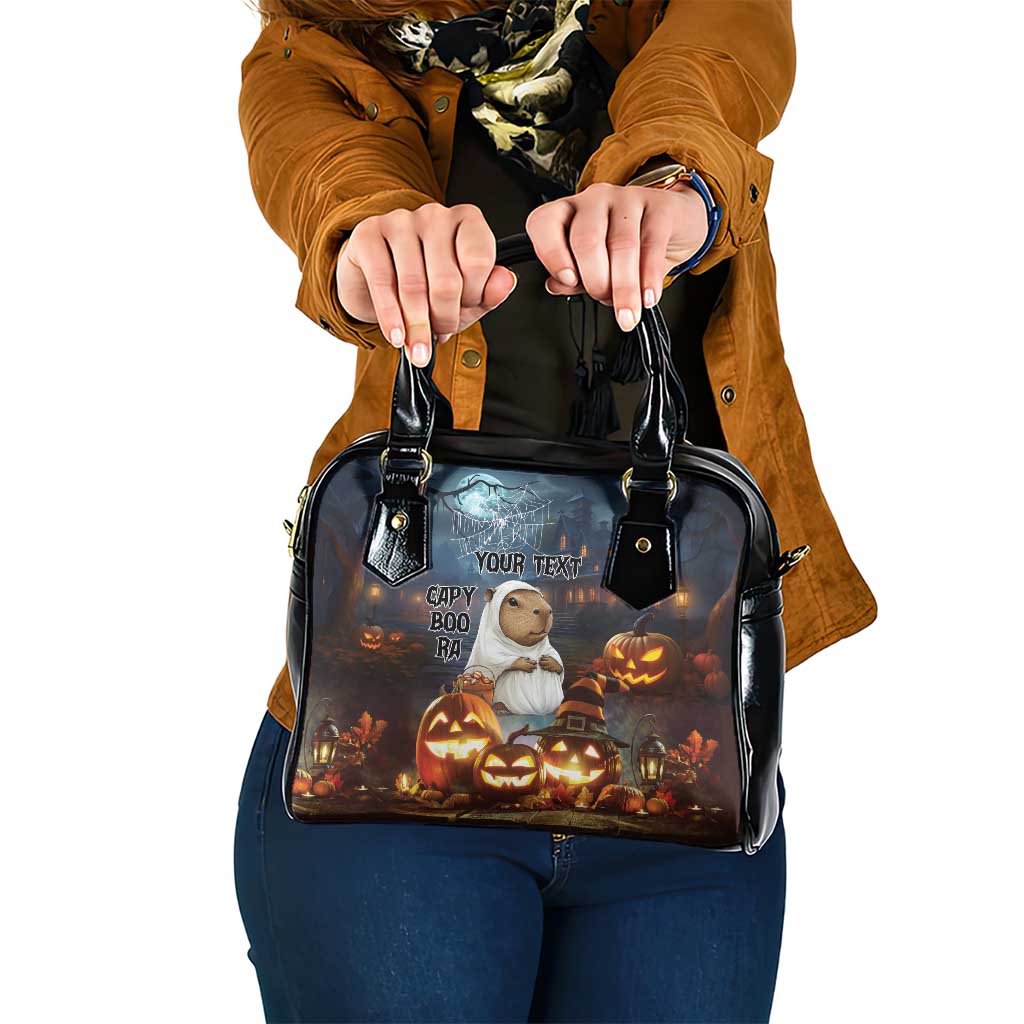 Capy-Boo-Ra Halloween Personalized Shoulder Handbag Capybara Funny Spooky Ghost