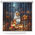 Capy-Boo-Ra Halloween Personalized Shower Curtain Capybara Funny Spooky Ghost