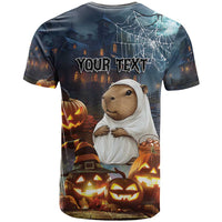 Capy-Boo-Ra Halloween Personalized T Shirt Capybara Funny Spooky Ghost - Wonder Print Shop