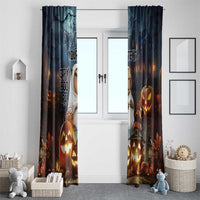 Capy-Boo-Ra Halloween Personalized Window Curtain Capybara Funny Spooky Ghost - Wonder Print Shop