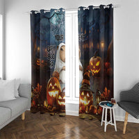 Capy-Boo-Ra Halloween Personalized Window Curtain Capybara Funny Spooky Ghost - Wonder Print Shop