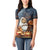 Capy-Boo-Ra Halloween Personalized Women Polo Shirt Capybara Funny Spooky Ghost - Wonder Print Shop