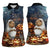 Capy-Boo-Ra Halloween Personalized Women Sleeveless Polo Shirt Capybara Funny Spooky Ghost - Wonder Print Shop