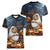 Capy-Boo-Ra Halloween Personalized Women V-Neck T-Shirt Capybara Funny Spooky Ghost - Wonder Print Shop