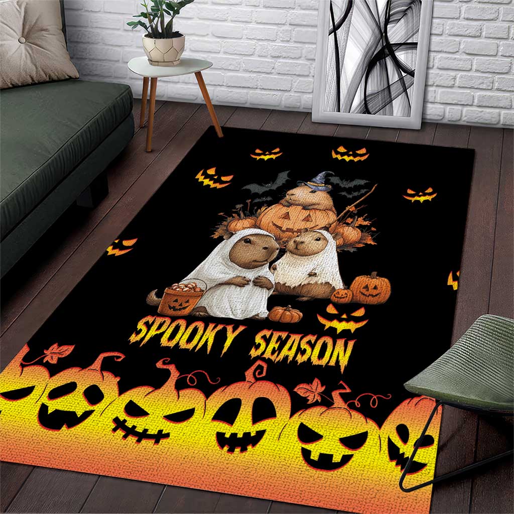 Capy-Boo-Ra Spooky Season Area Rug LT9 - Wonder Print Shop