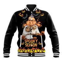 Capy-Boo-Ra Spooky Season Baseball Jacket LT9 - Wonder Print Shop