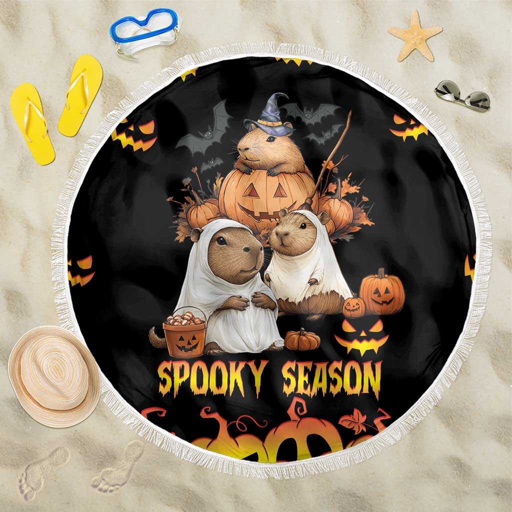 Capy-Boo-Ra Spooky Season Beach Blanket LT9 - Wonder Print Shop