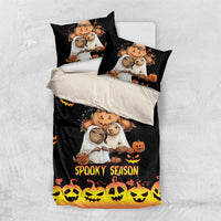 Capy-Boo-Ra Spooky Season Bedding Set LT9 - Wonder Print Shop