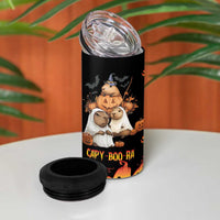 Capy-Boo-ra Spooky Season 4 in 1 Can Cooler Tumbler LT9 - Wonder Print Shop