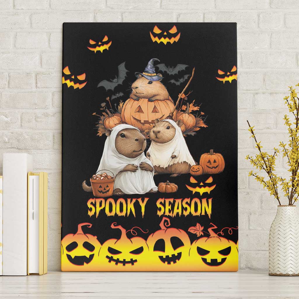 Capy-Boo-Ra Spooky Season Canvas Wall Art LT9 - Wonder Print Shop