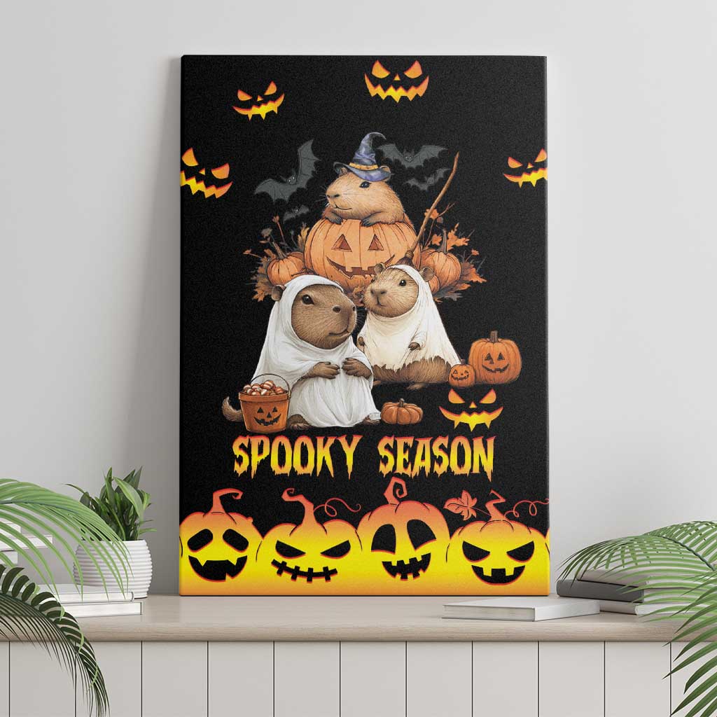 Capy-Boo-Ra Spooky Season Canvas Wall Art LT9 - Wonder Print Shop