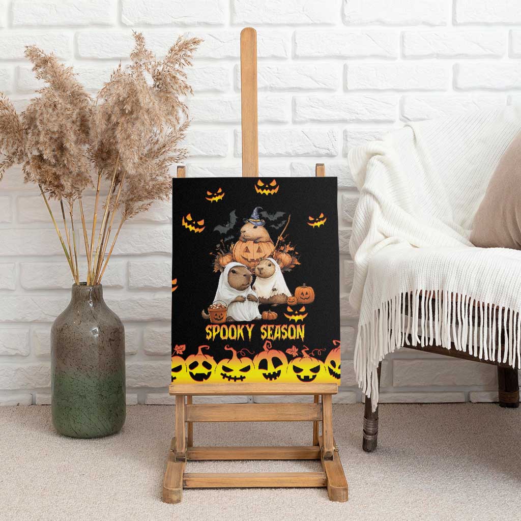 Capy-Boo-Ra Spooky Season Canvas Wall Art LT9 - Wonder Print Shop