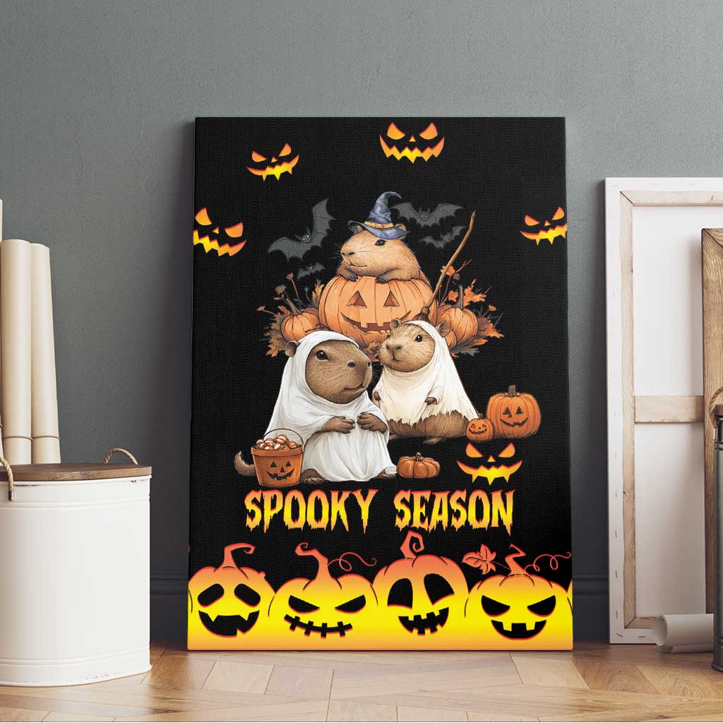 Capy-Boo-Ra Spooky Season Canvas Wall Art LT9 - Wonder Print Shop