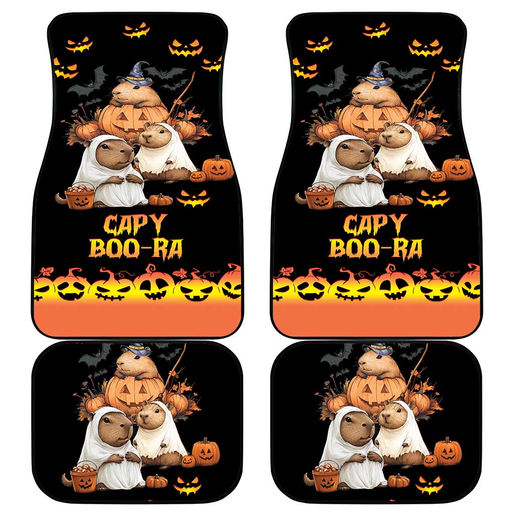 Capy-Boo-Ra Spooky Season Car Mats LT9 - Wonder Print Shop