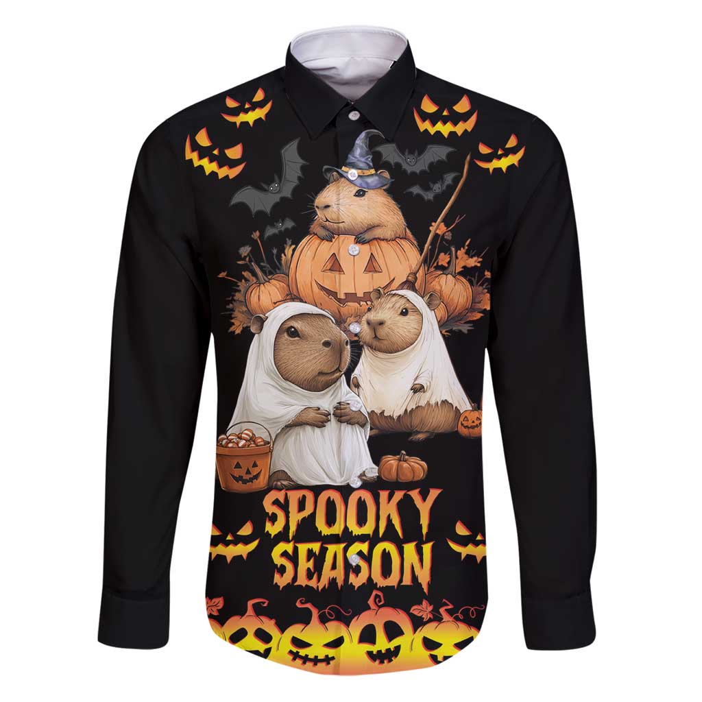 Capy-Boo-Ra Spooky Season Family Matching Puletasi and Hawaiian Shirt - Wonder Print Shop