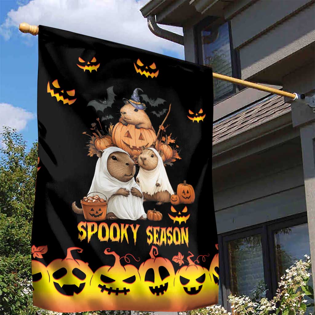 Capy-Boo-Ra Spooky Season Garden Flag - Wonder Print Shop