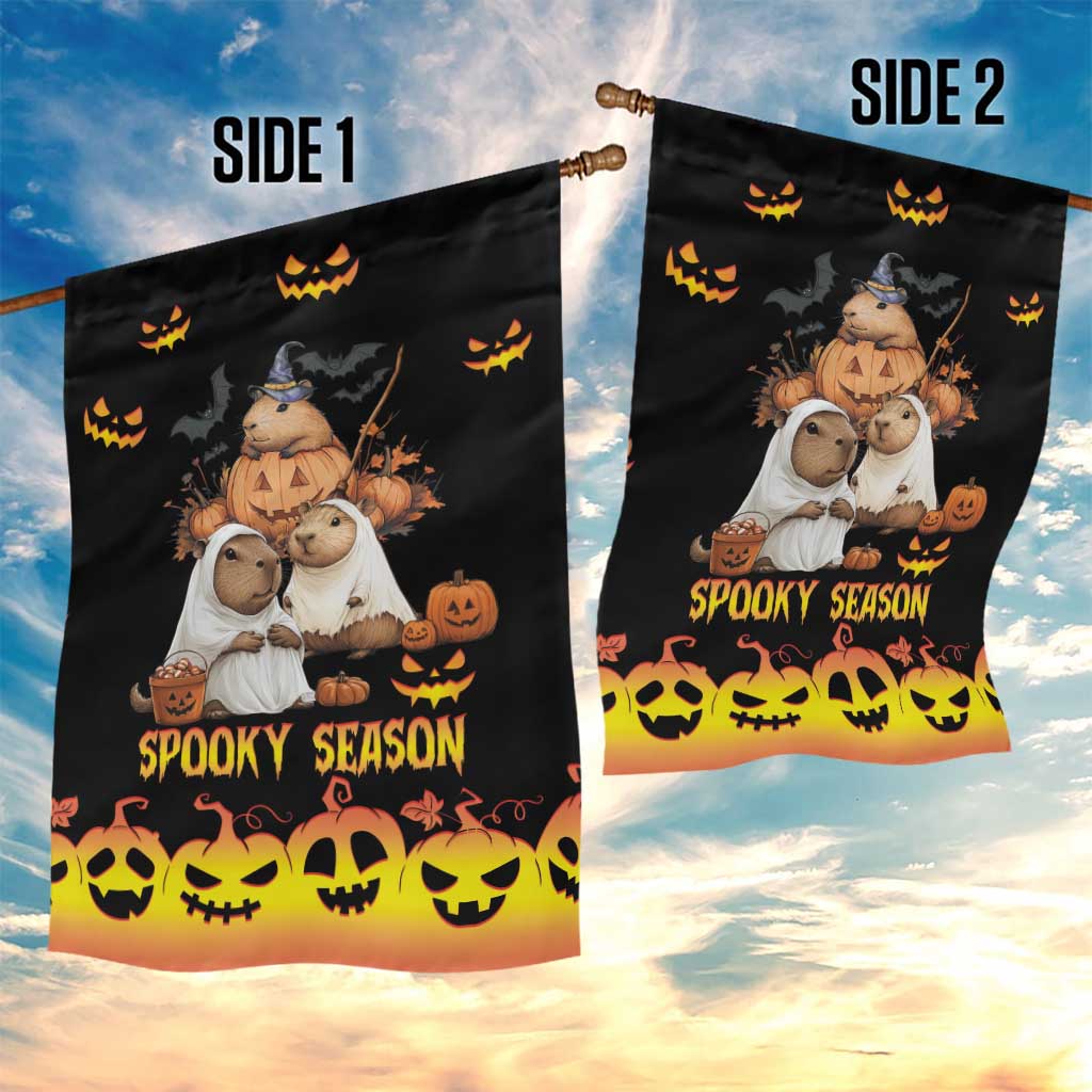 Capy-Boo-Ra Spooky Season Garden Flag - Wonder Print Shop