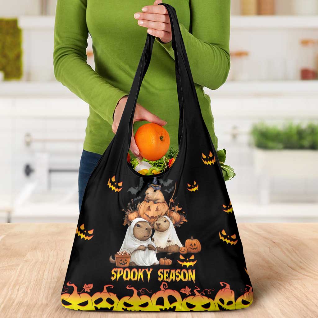 Capy-Boo-Ra Spooky Season Grocery Bag