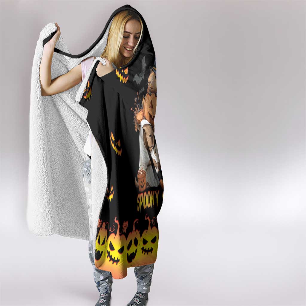 Capy-Boo-Ra Spooky Season Hooded Blanket