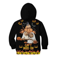 Capy-Boo-Ra Spooky Season Kid Hoodie - Wonder Print Shop