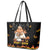 Capy-Boo-Ra Spooky Season Leather Tote Bag - Wonder Print Shop