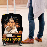 Capy-Boo-Ra Spooky Season Luggage Cover - Wonder Print Shop