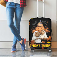 Capy-Boo-Ra Spooky Season Luggage Cover - Wonder Print Shop