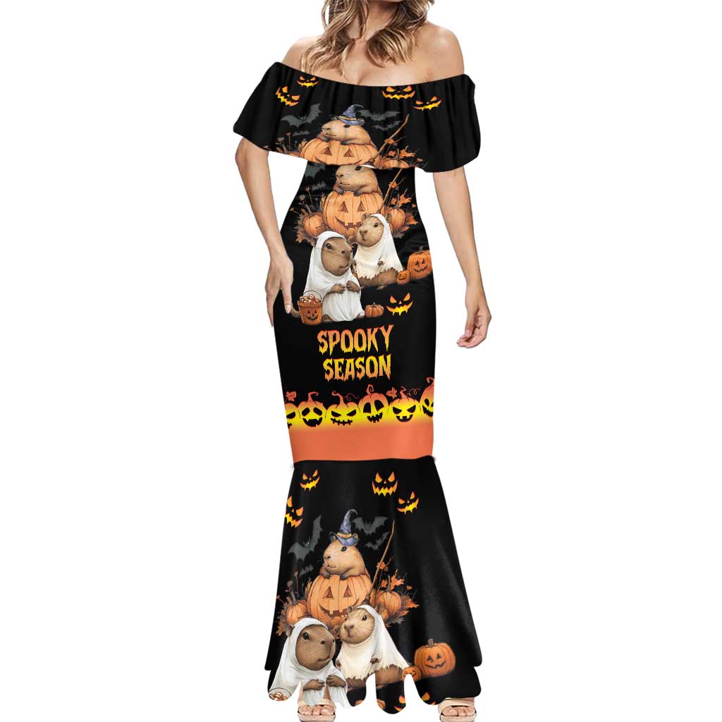 Capy-Boo-Ra Spooky Season Mermaid Dress - Wonder Print Shop