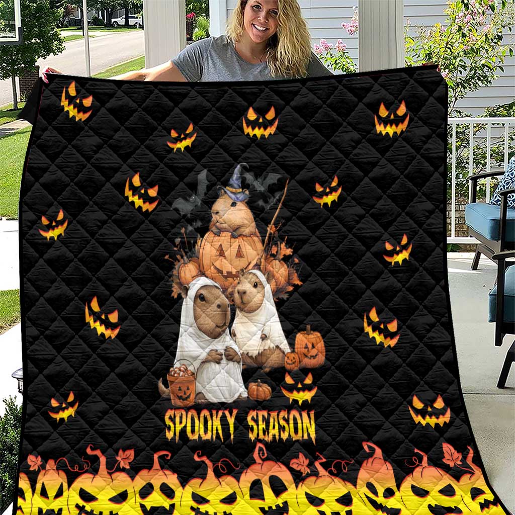 Capy-Boo-Ra Spooky Season Quilt - Wonder Print Shop