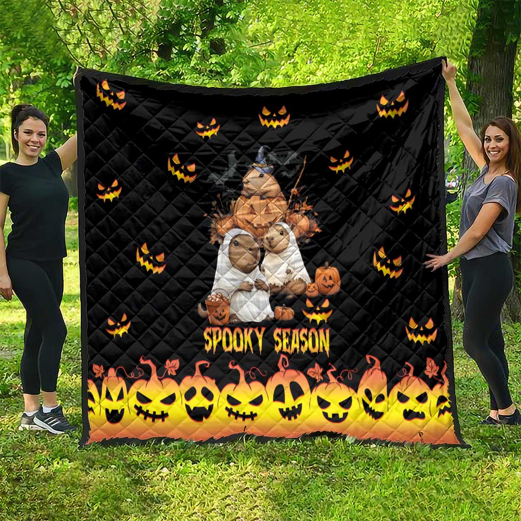 Capy-Boo-Ra Spooky Season Quilt - Wonder Print Shop