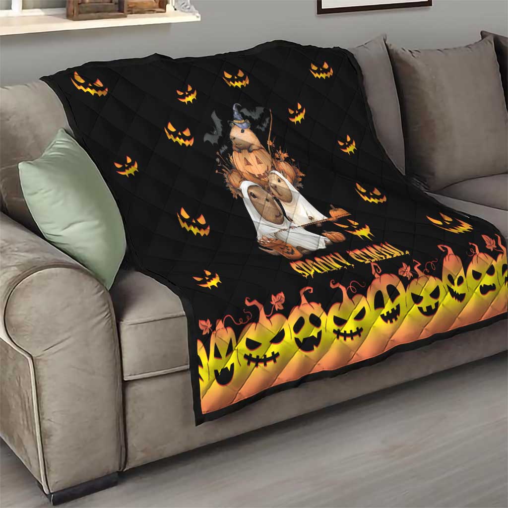 Capy-Boo-Ra Spooky Season Quilt - Wonder Print Shop