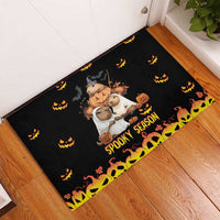 Capy-Boo-Ra Spooky Season Rubber Doormat - Wonder Print Shop