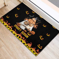 Capy-Boo-Ra Spooky Season Rubber Doormat - Wonder Print Shop
