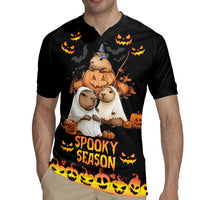 Capy-Boo-Ra Spooky Season Rugby Jersey - Wonder Print Shop