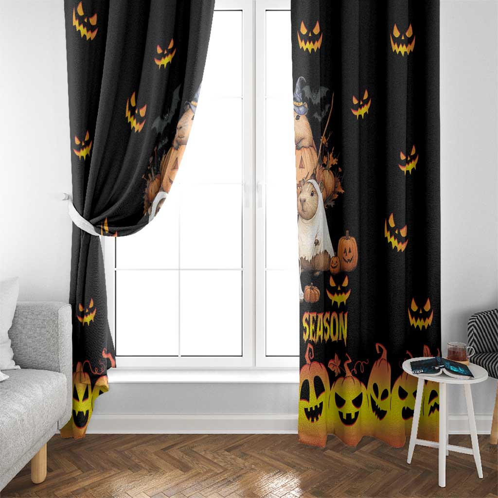 Capy-Boo-Ra Spooky Season Window Curtain - Wonder Print Shop