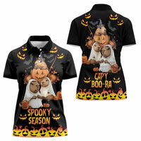 Capy-Boo-Ra Spooky Season Women Polo Shirt - Wonder Print Shop