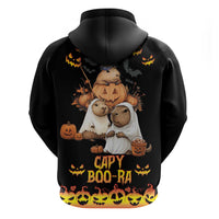 Capy-Boo-Ra Spooky Season Zip Hoodie - Wonder Print Shop