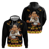 Capy-Boo-Ra Spooky Season Zip Hoodie - Wonder Print Shop