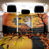 Happy Capy-Boo-Ra Back Car Seat Cover Capybara Ghost Trick or Treat LT9 - Wonder Print Shop